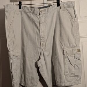 Wrangler Tan Relaxed Fit Cargo Shorts